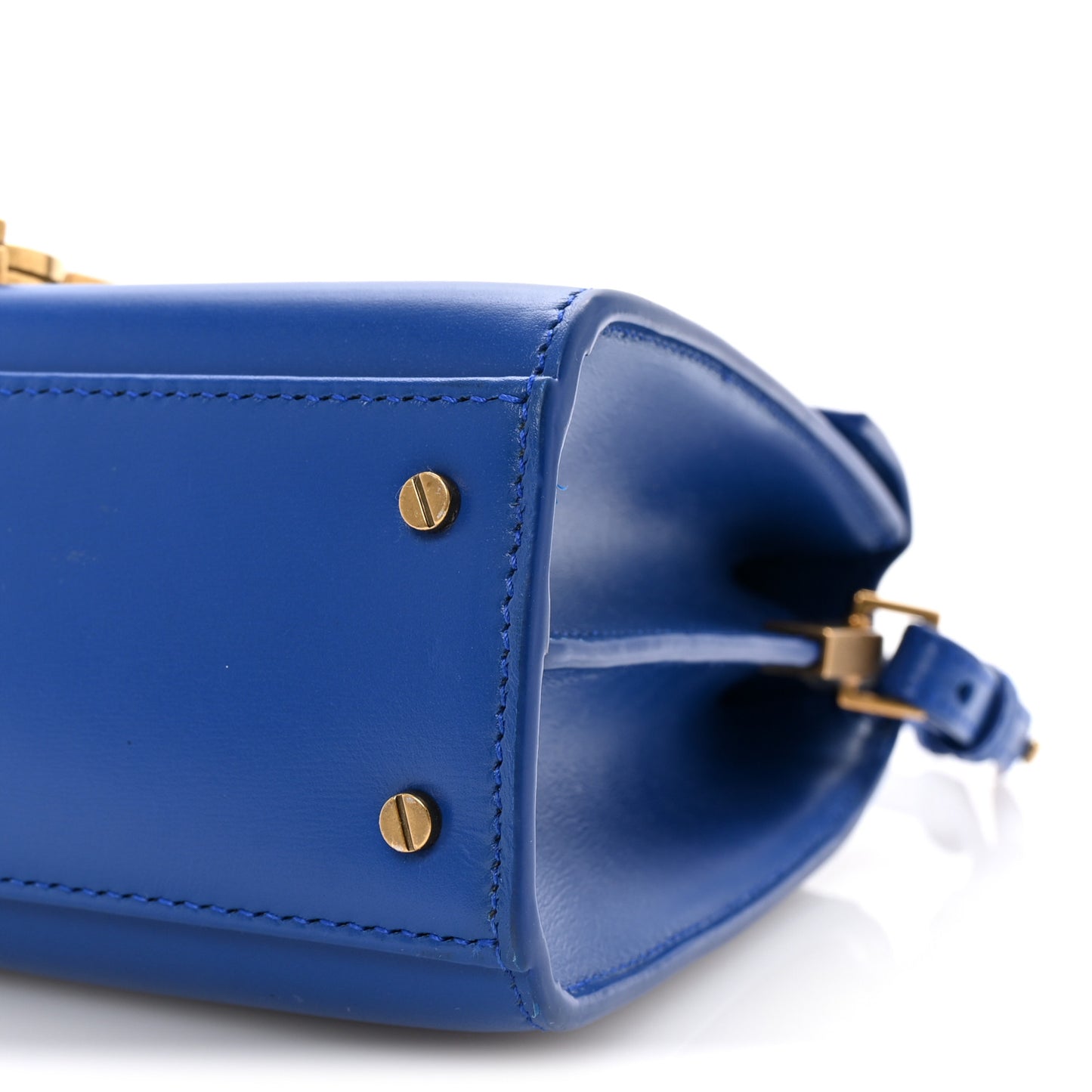 Calfskin Mini Classic Monogram Cassandra Top Handle Bag Majorelle