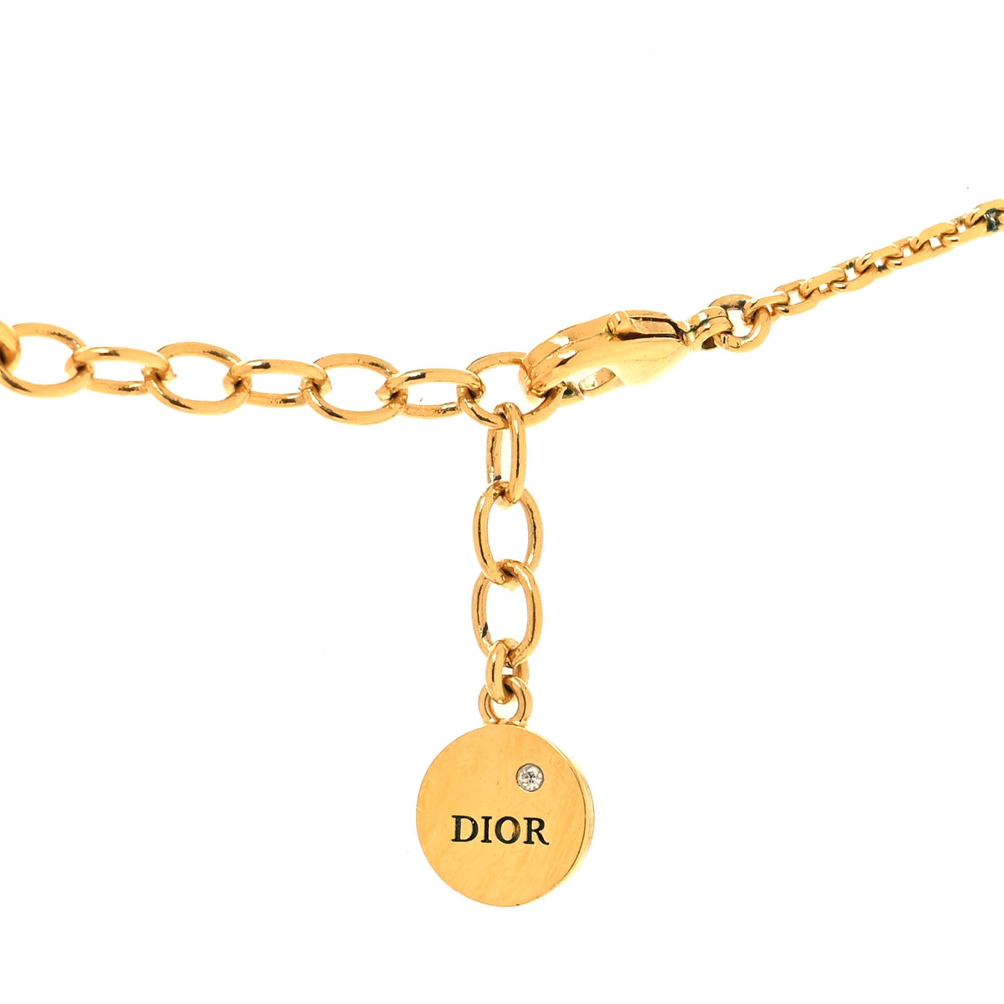 Crystal Dio(r)evolution Necklace Gold