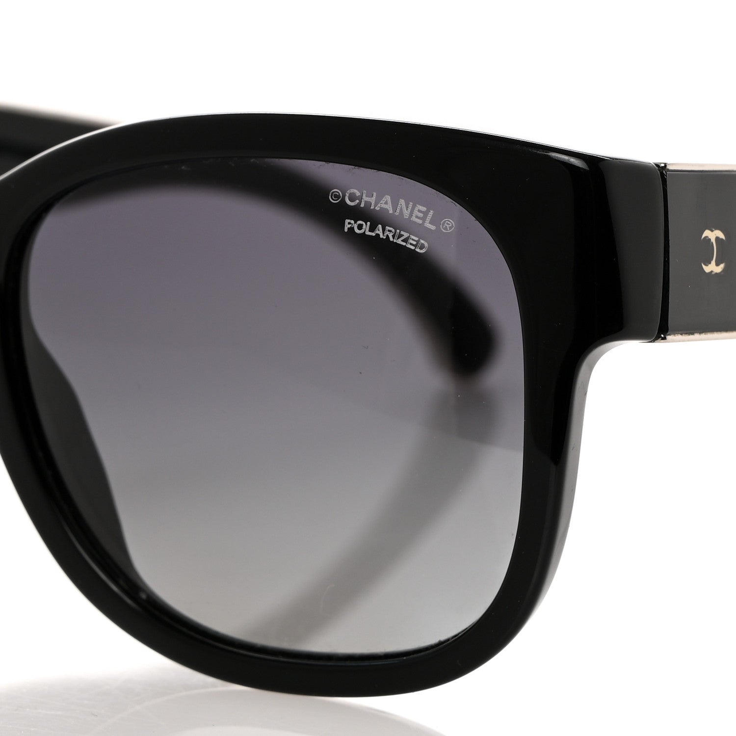 Chanel Mirrored CC Sunglasses 5270 Black Silver 7 of 7