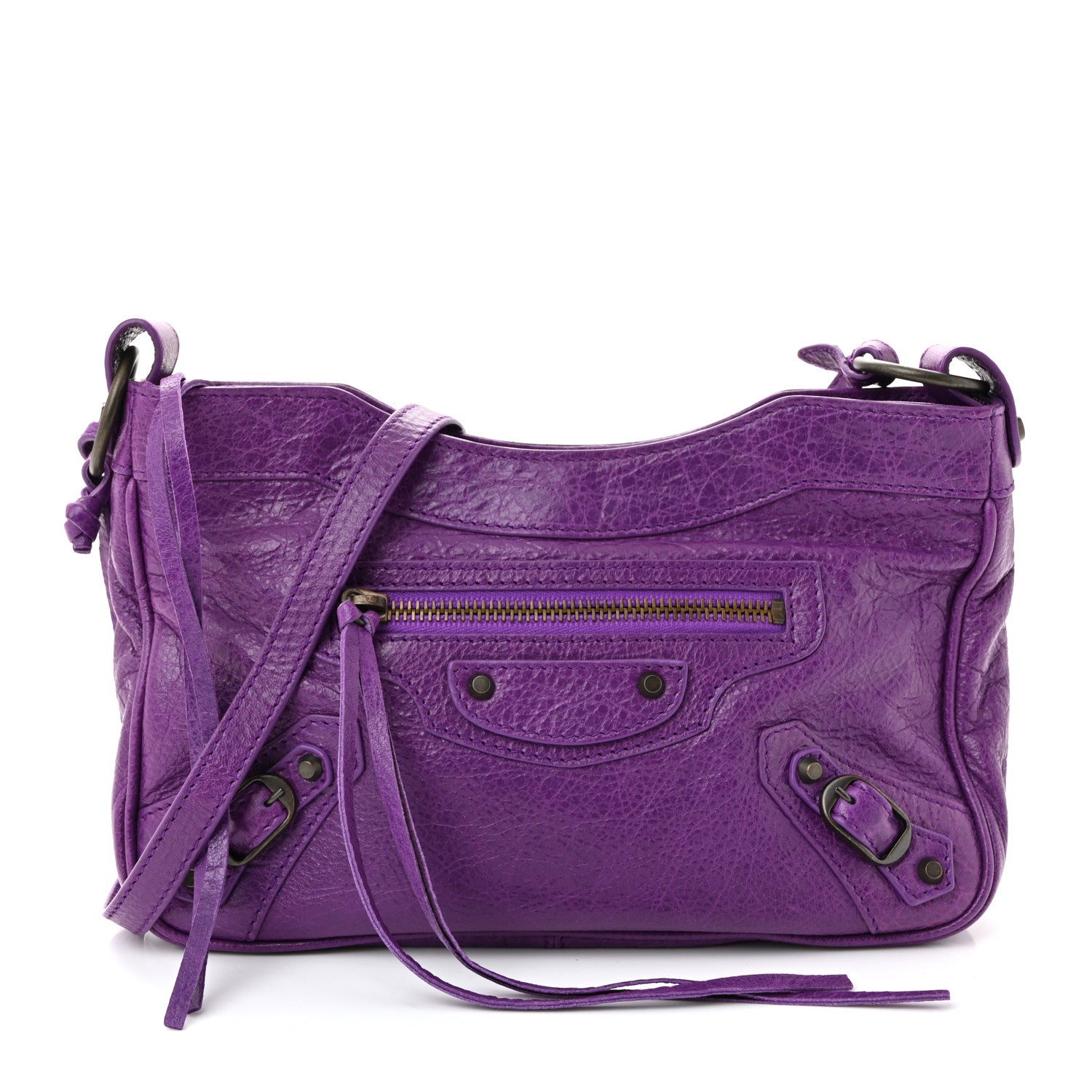 Balenciaga Agneau Classic Hardware Hip Ultraviolet 1836395