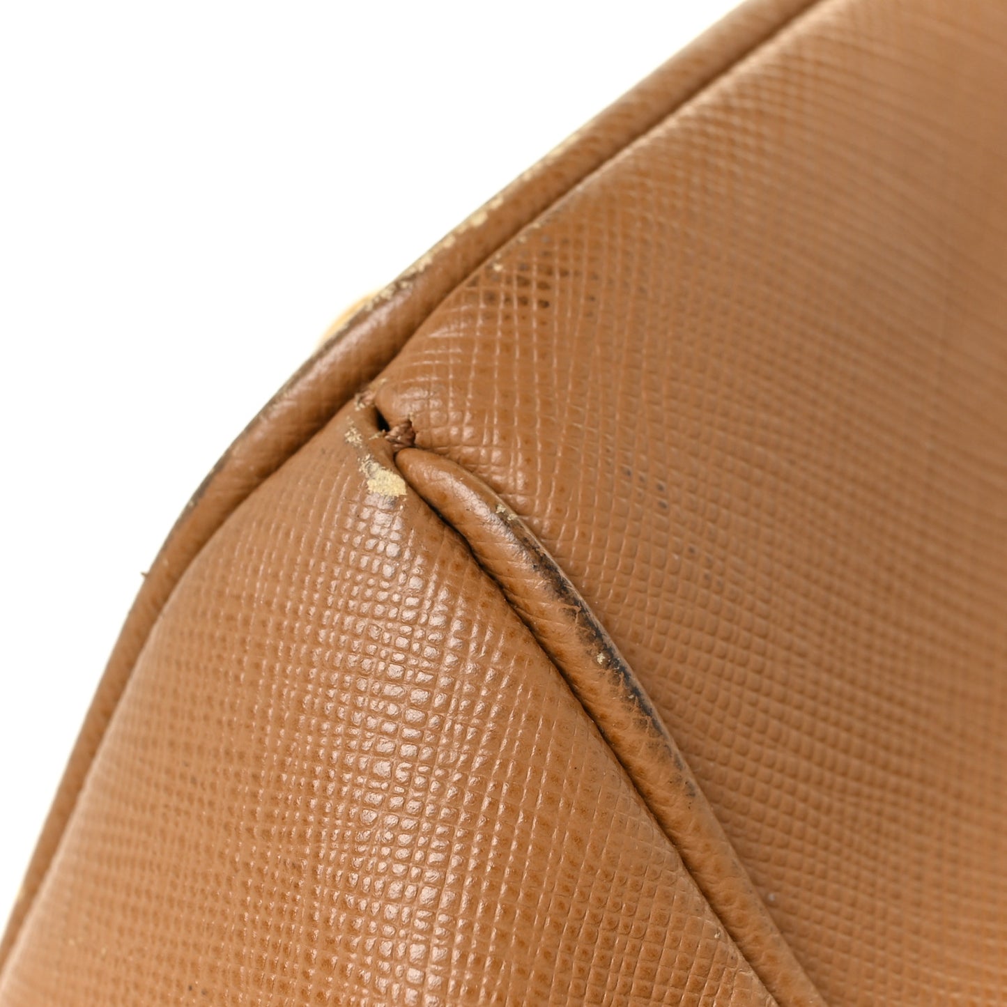 Saffiano Large Galleria Double Zip Tote Caramel
