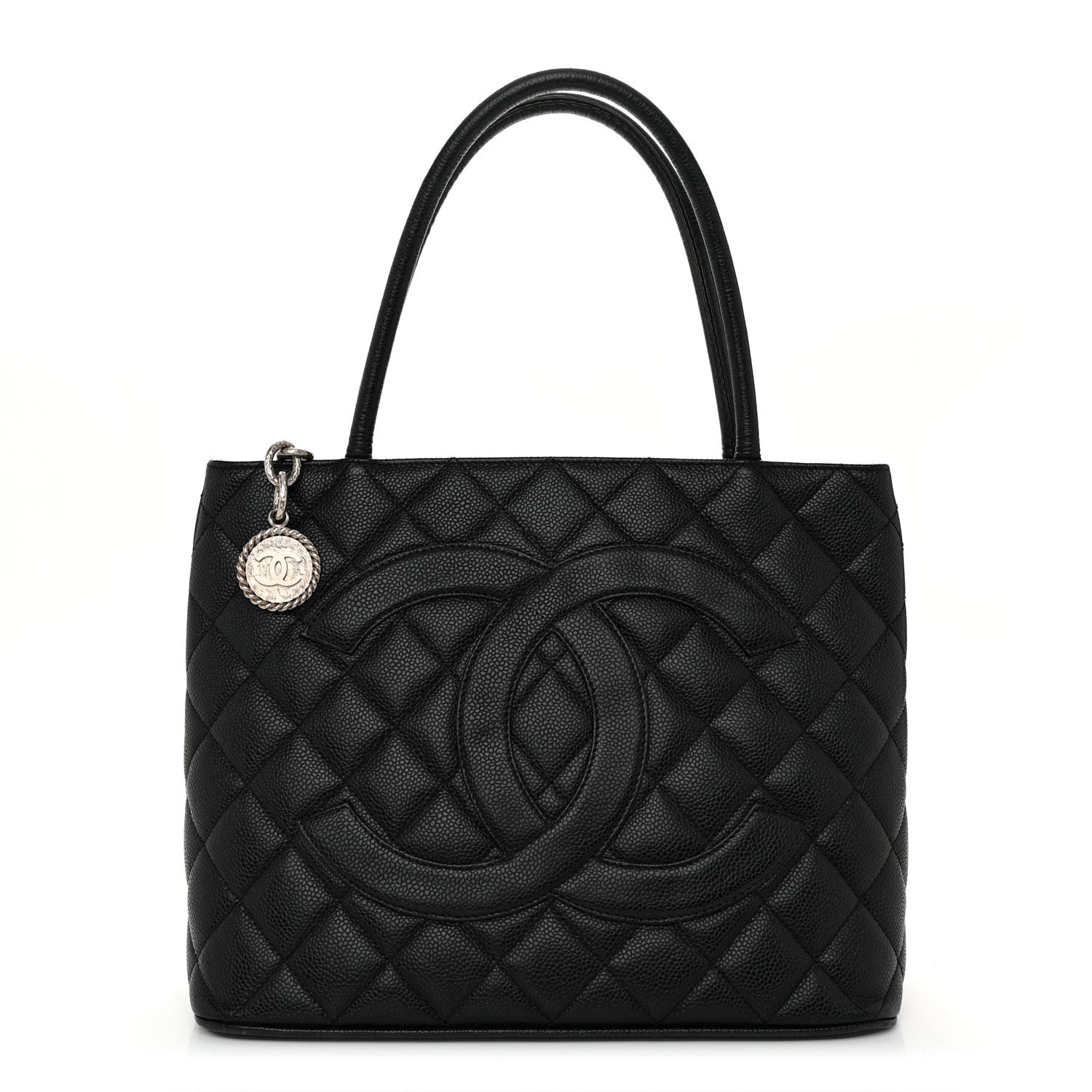 Chanel Caviar Quilted Medallion Tote Black 1 of 10