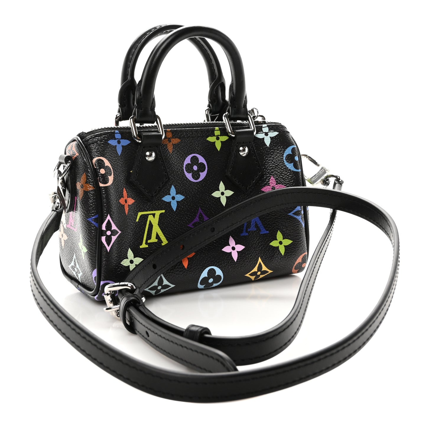 LV X TM Monogram Multicolor Nano Speedy Black