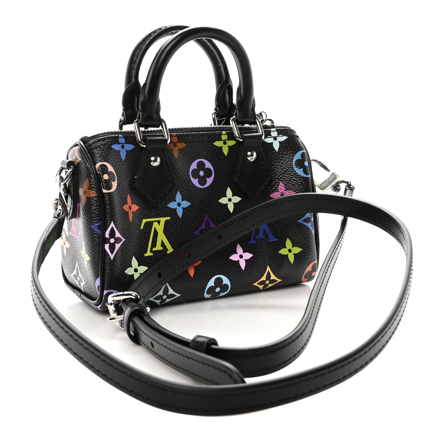 Louis Vuitton LV X TM Monogram Multicolor Nano Speedy Black 3 of 10