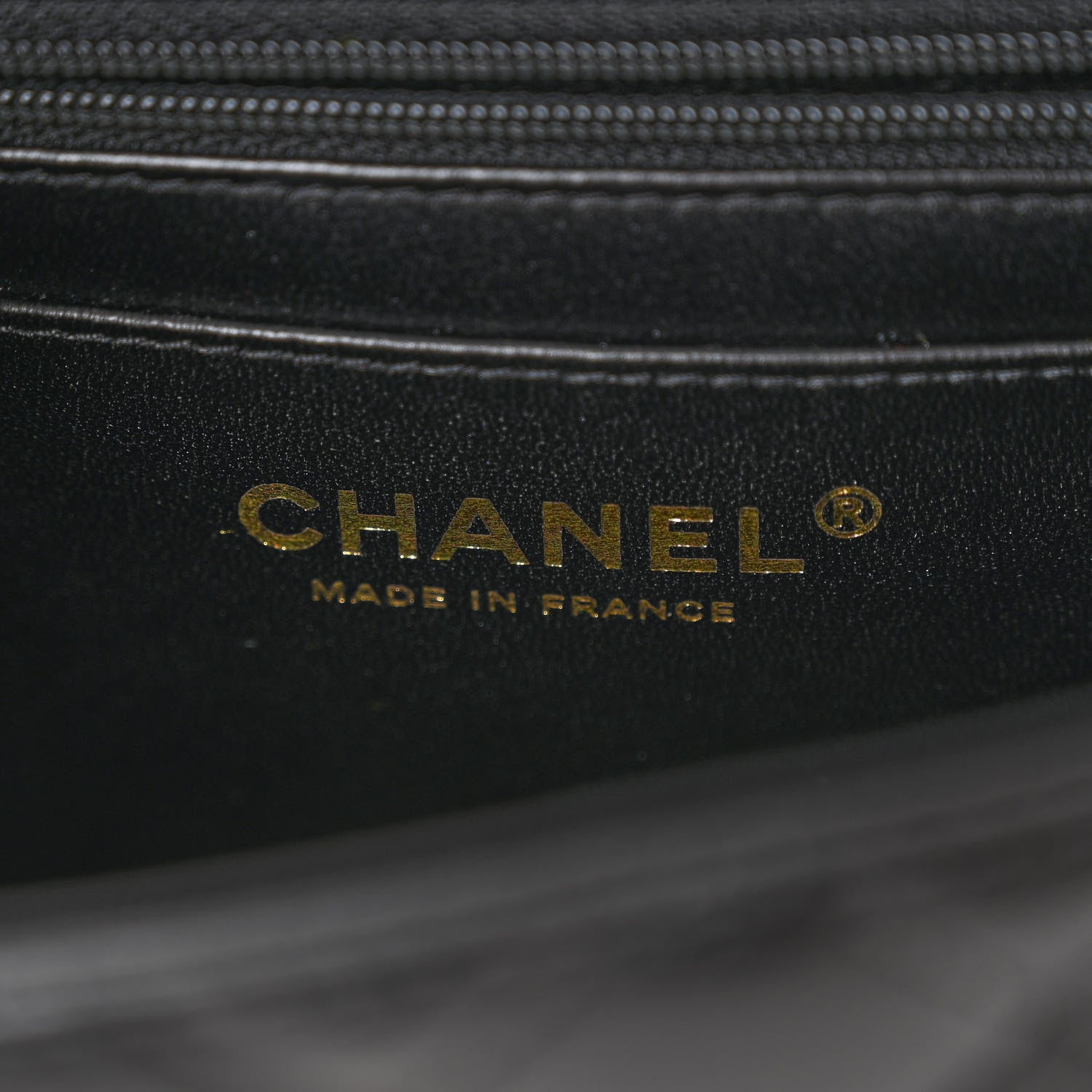 Chanel Lambskin Quilted Mini Top Handle Rectangular Flap Black 6 of 10