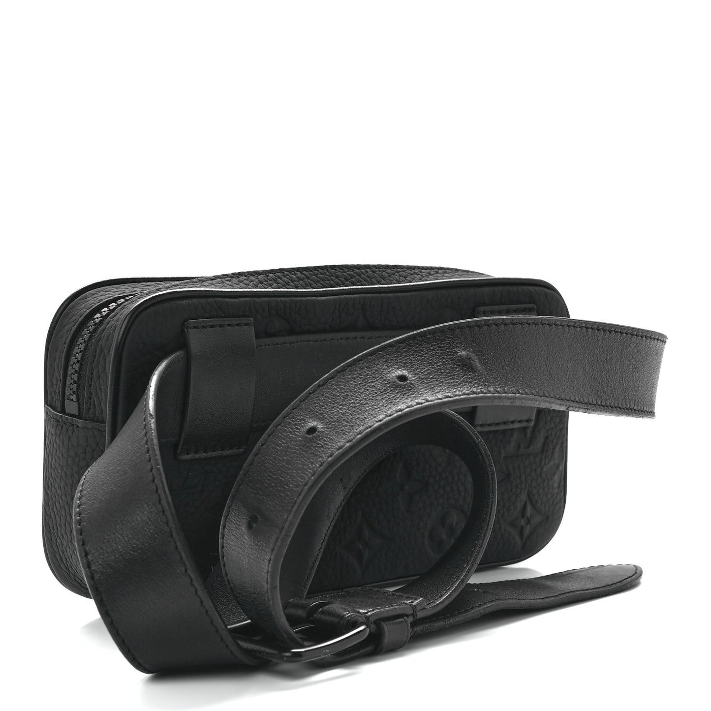 Taurillon Monogram Uniformes Solar Ray Soft Pochette Volga Belt Bag Black