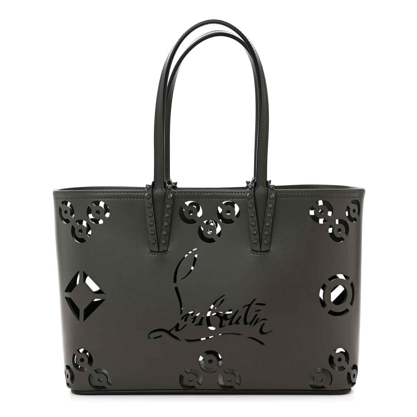 Calfskin Loubinthesky Perforated Cabata Tote Rocket