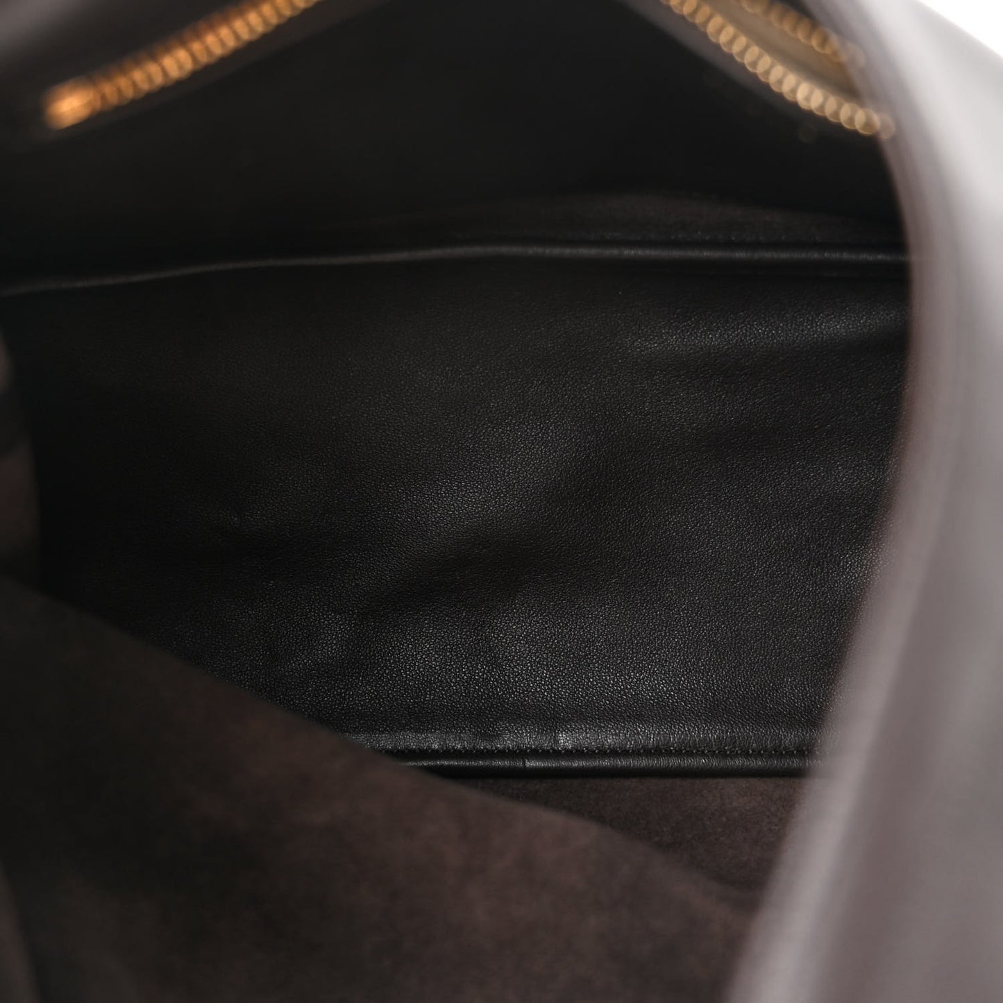 Nappa Small Squeeze Bag Chocolate