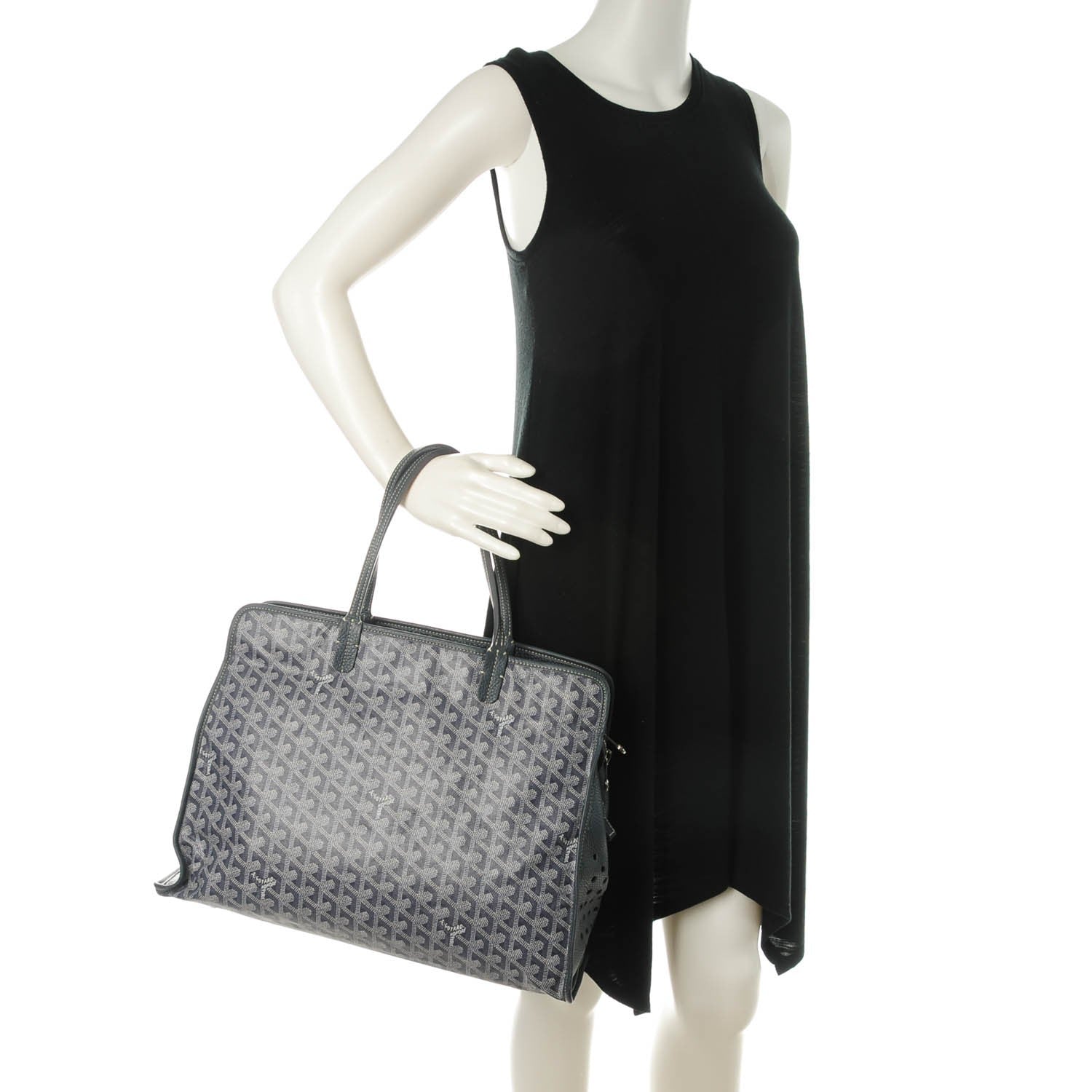 Goyard Goyardine Sac Hardy Pet Carrier PM Grey 2 of 8