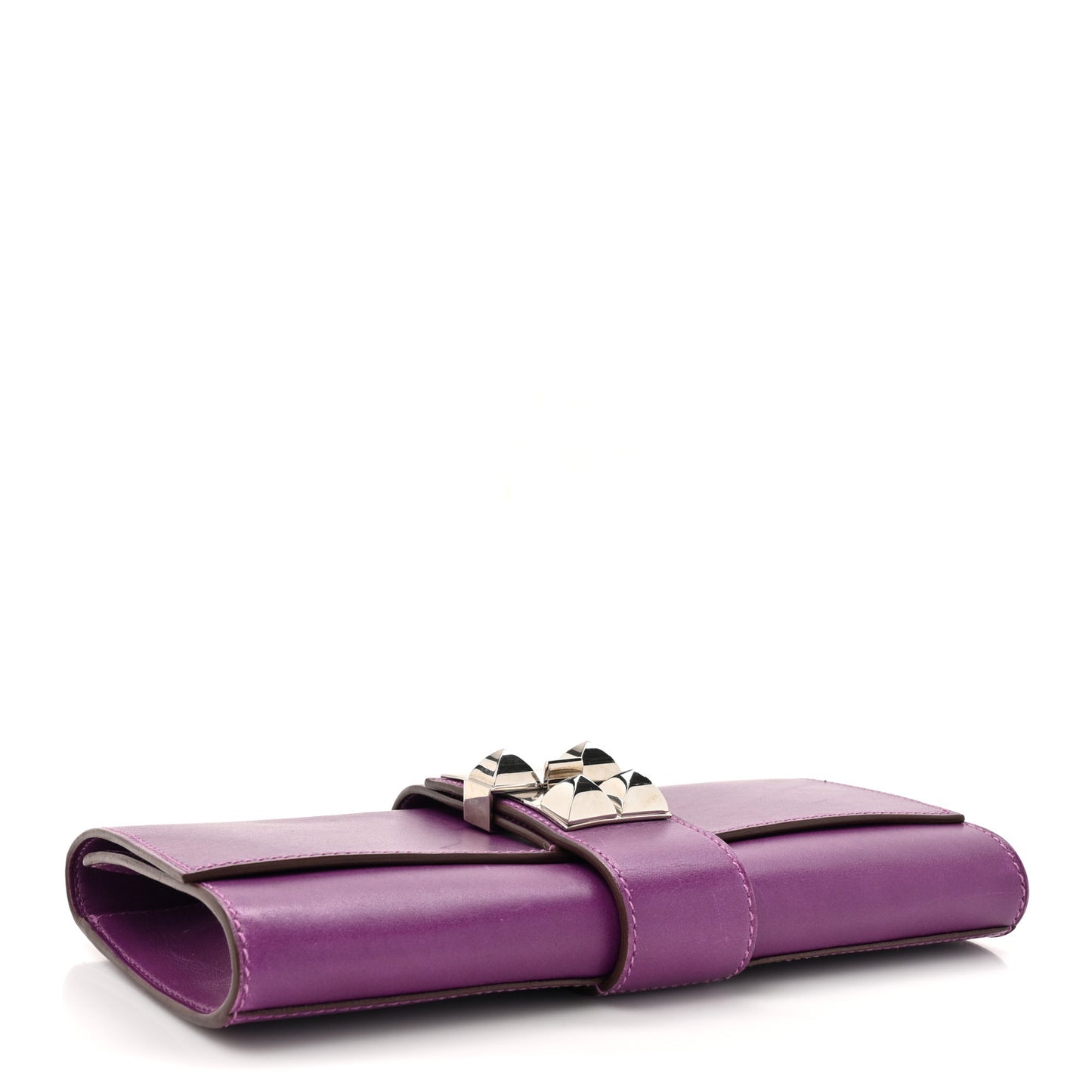 Tadelakt Medor 23 Clutch Violet
