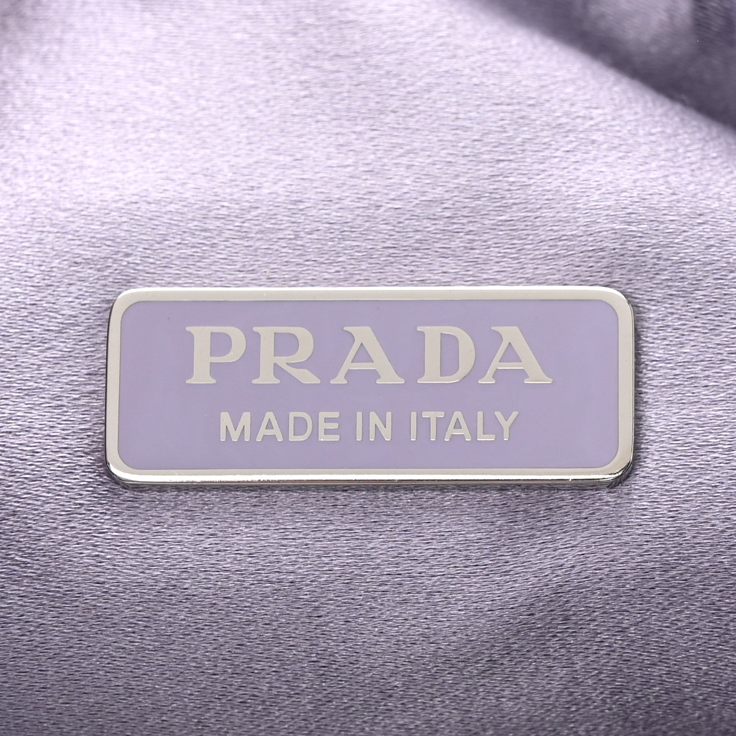 Prada Satin Crystal Mini Re-Edition 2000 Bag Glicine 6 of 10