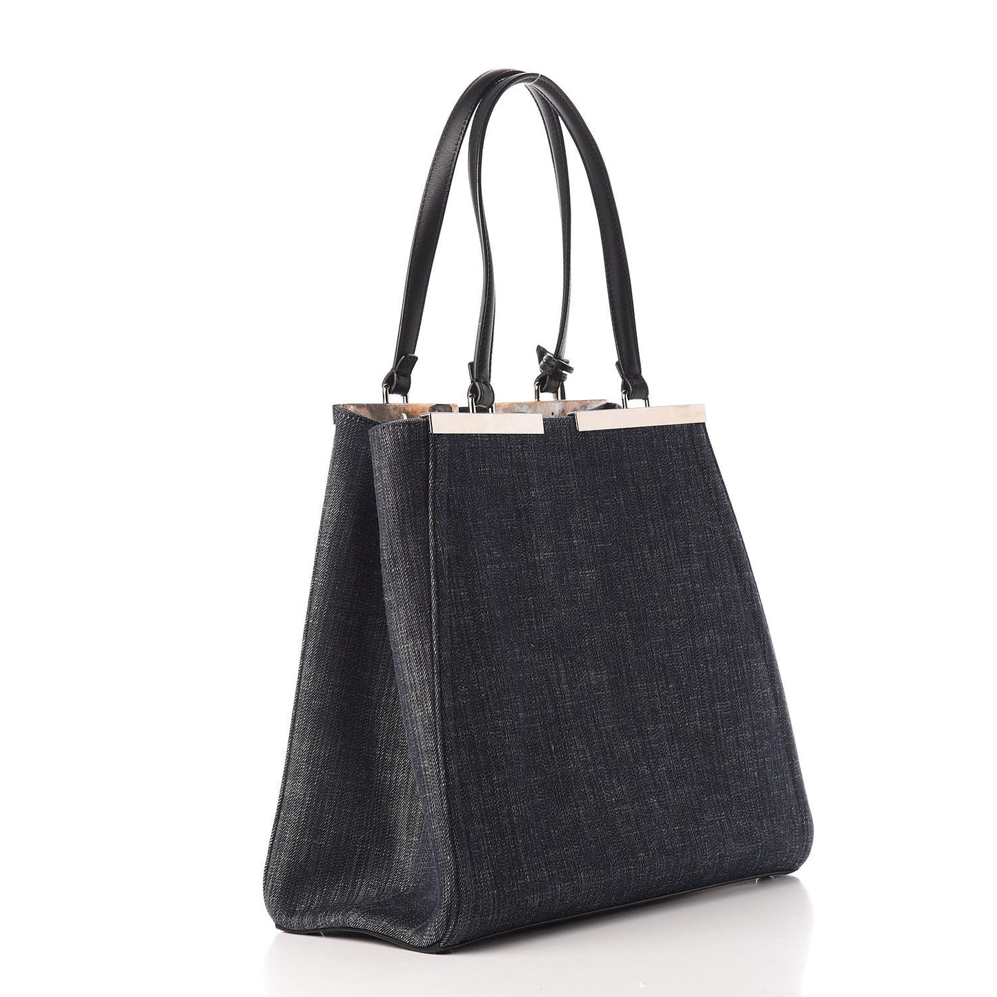 Denim Large 3Jours Tote Blue