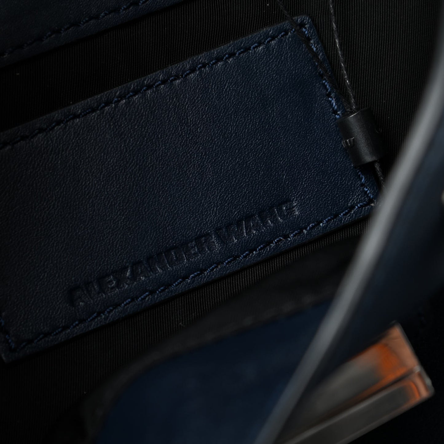 Calfskin Prisma Skeletal Backpack Blue