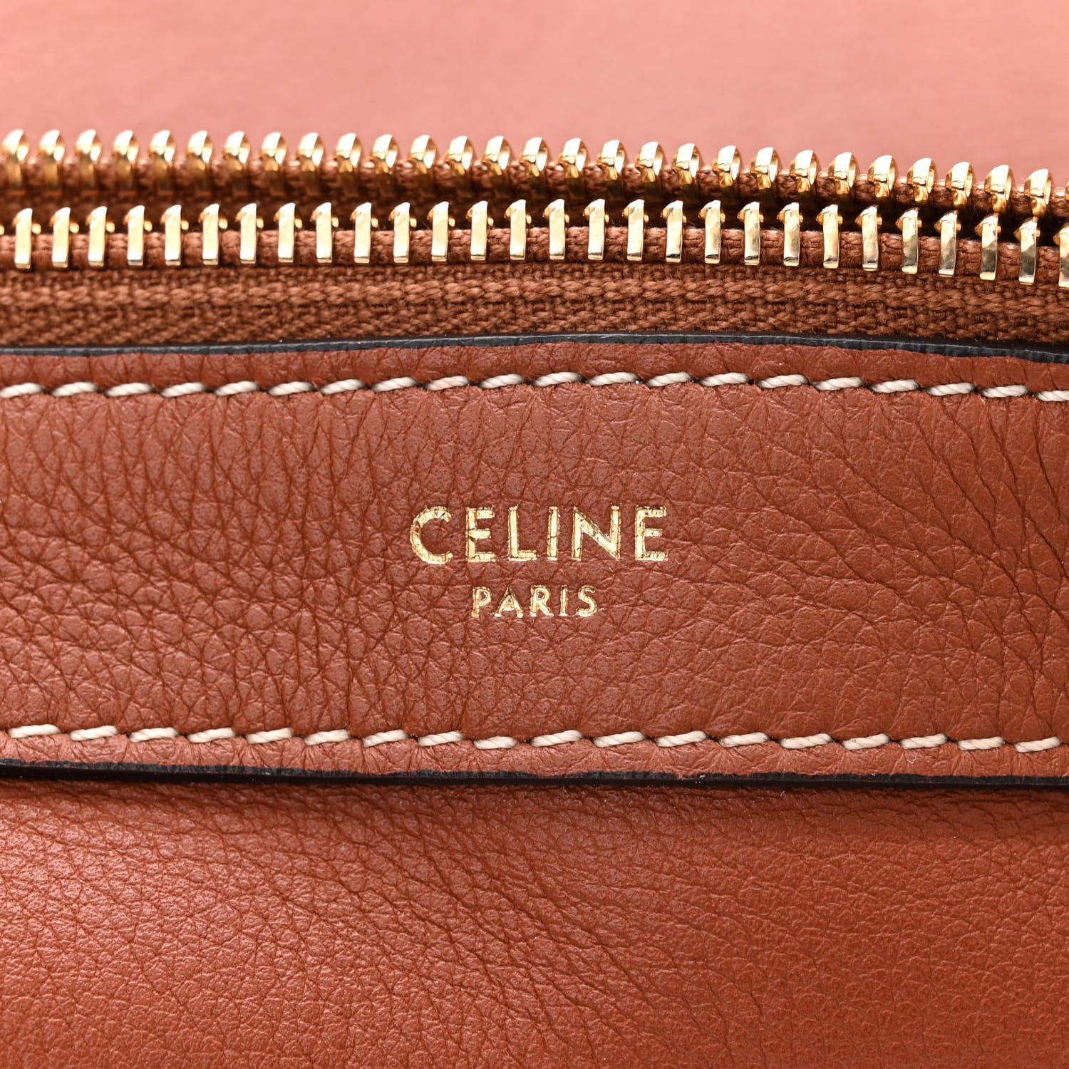 Celine Supple Calfskin Medium Strap Leandre Shoulder Bag Brown 6 of 11