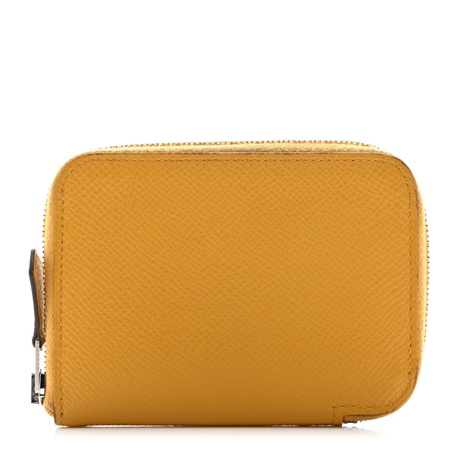 Hermes Epsom Azap Mini Wallet Jaune Ambre 1520696 – FASHIONPHILE