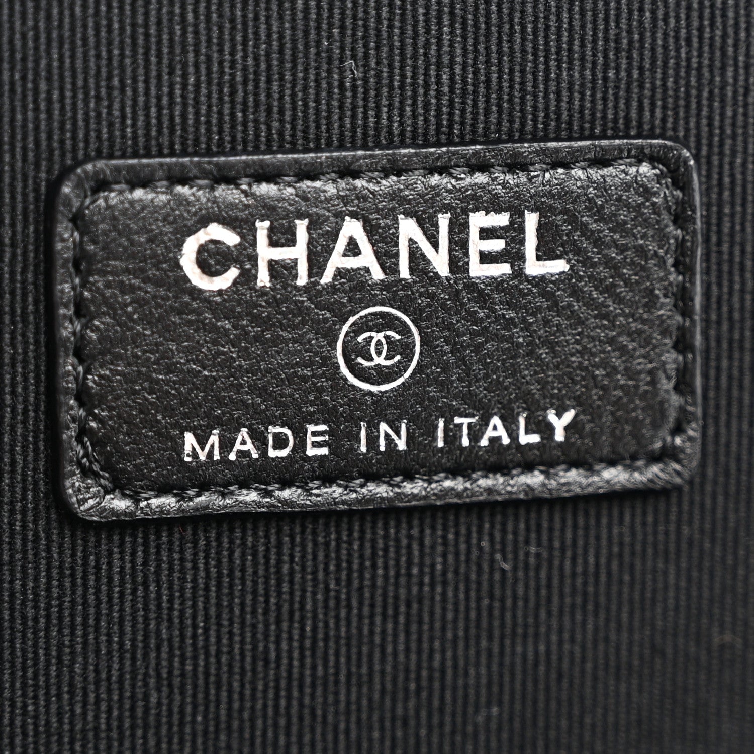 Chanel Velvet Quilted Small Vanity Case With Chain Black 6 of 11