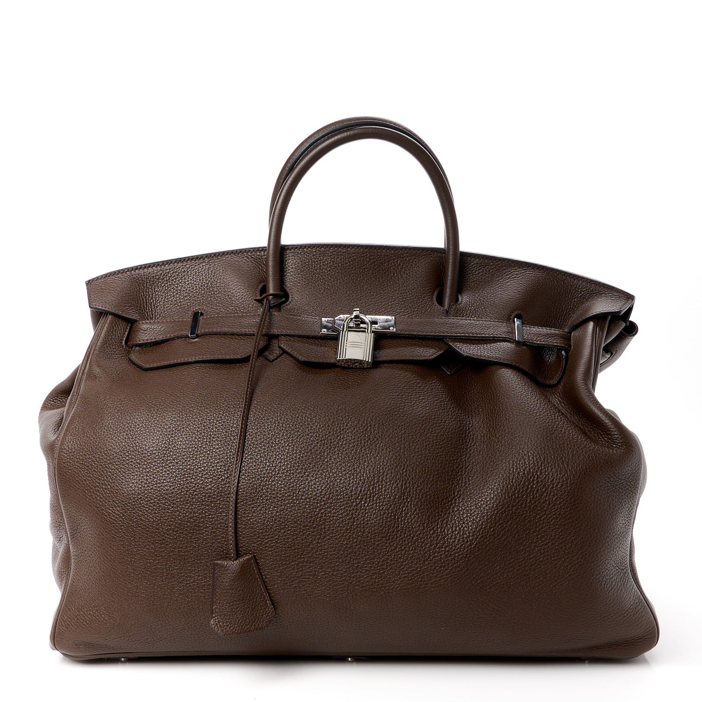 Taurillon Clemence Birkin Voyage 50 Cafe