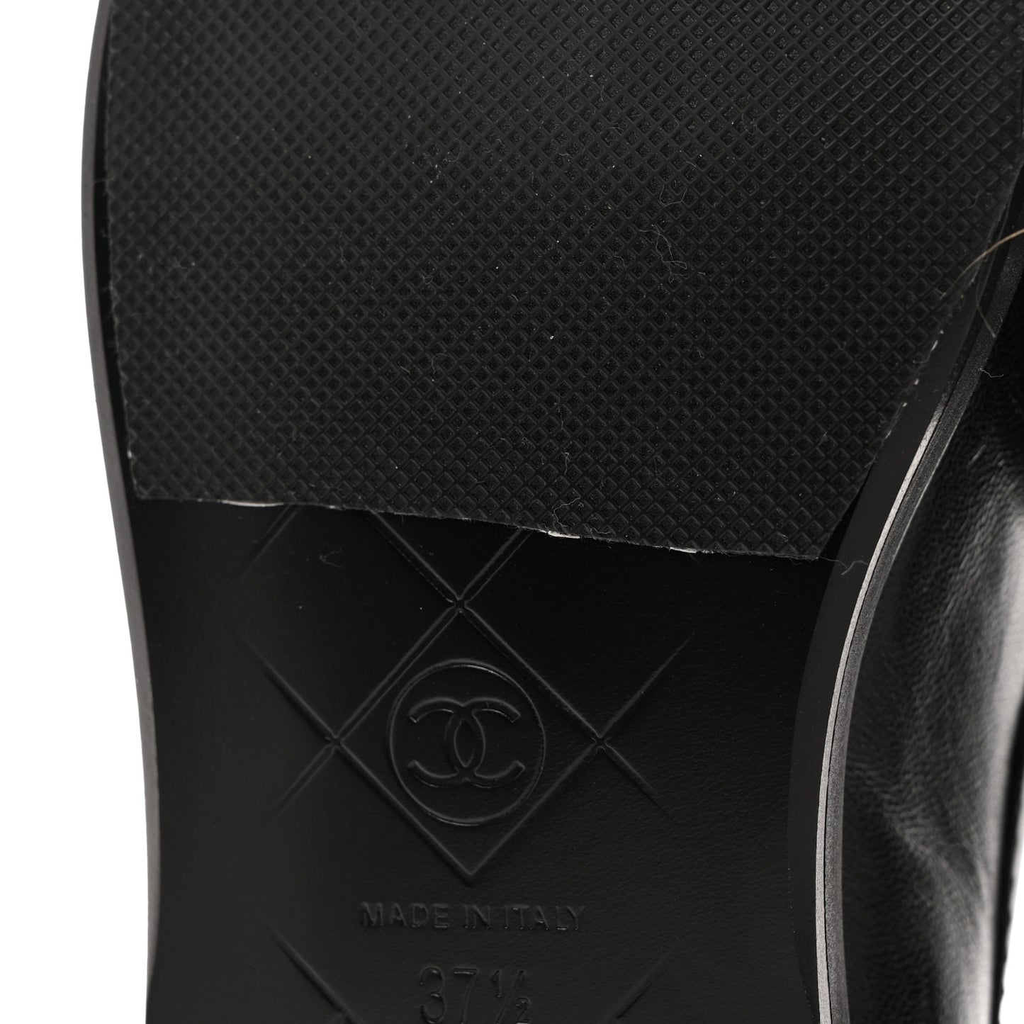Lambskin Quilted CC Turnlock Loafers 37.5 Black
