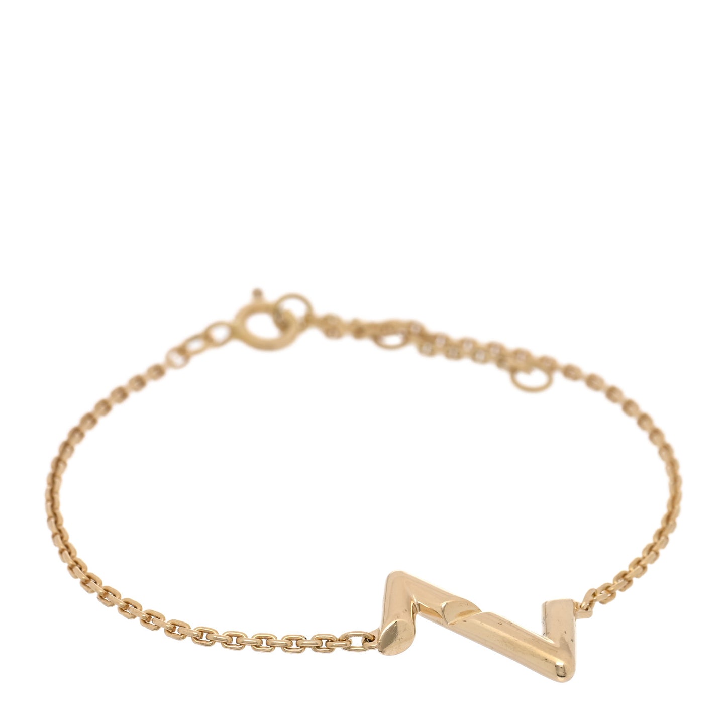 18K Yellow Gold Volt Upside Down Chain Bracelet