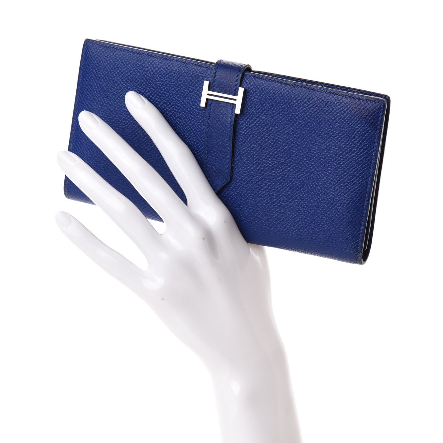 Epsom Bearn Gusset Wallet Bleu Electrique