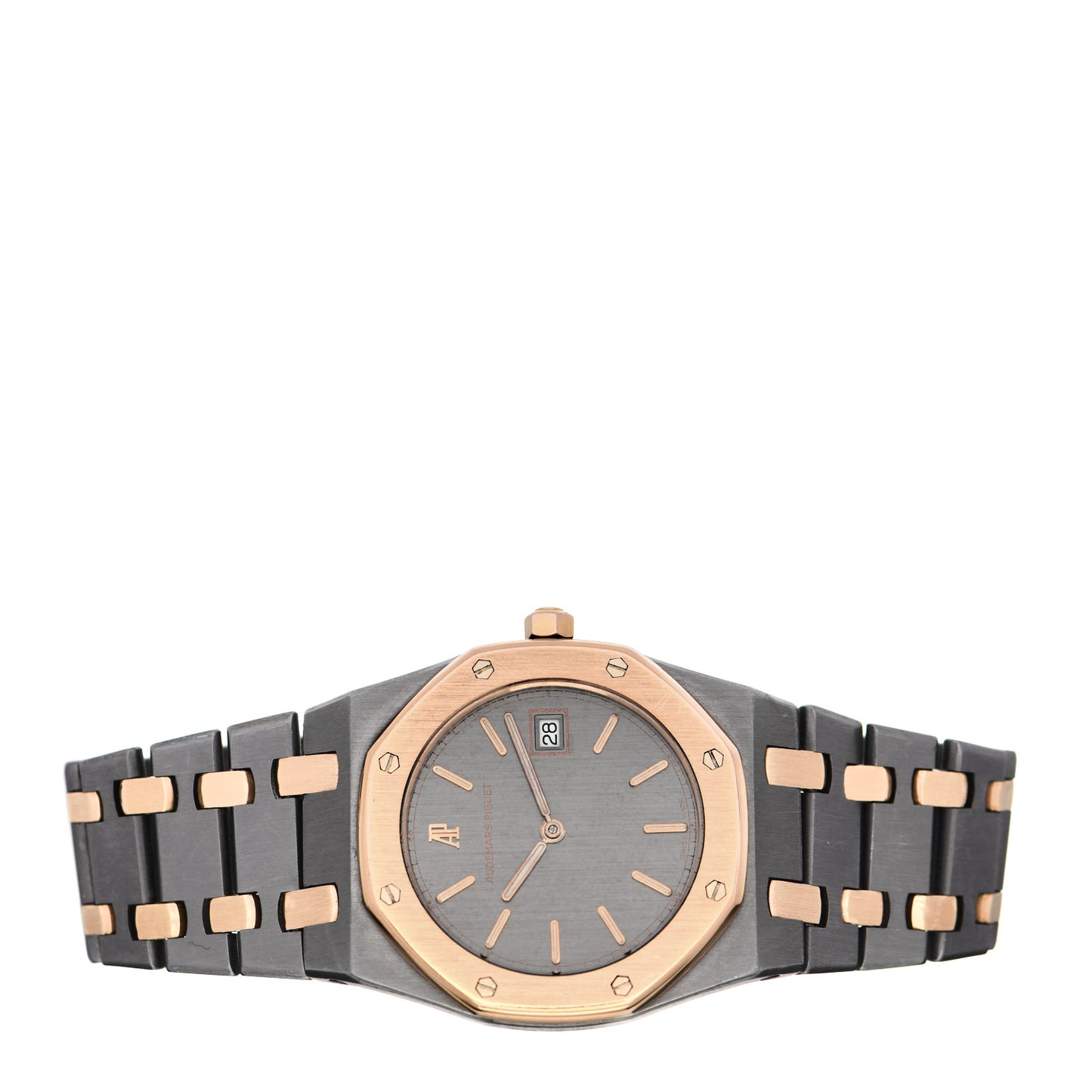 Tantalum 18K Rose Gold 33mm Royal Oak Quartz Watch Grey 56175TR.OO.0789TR.01