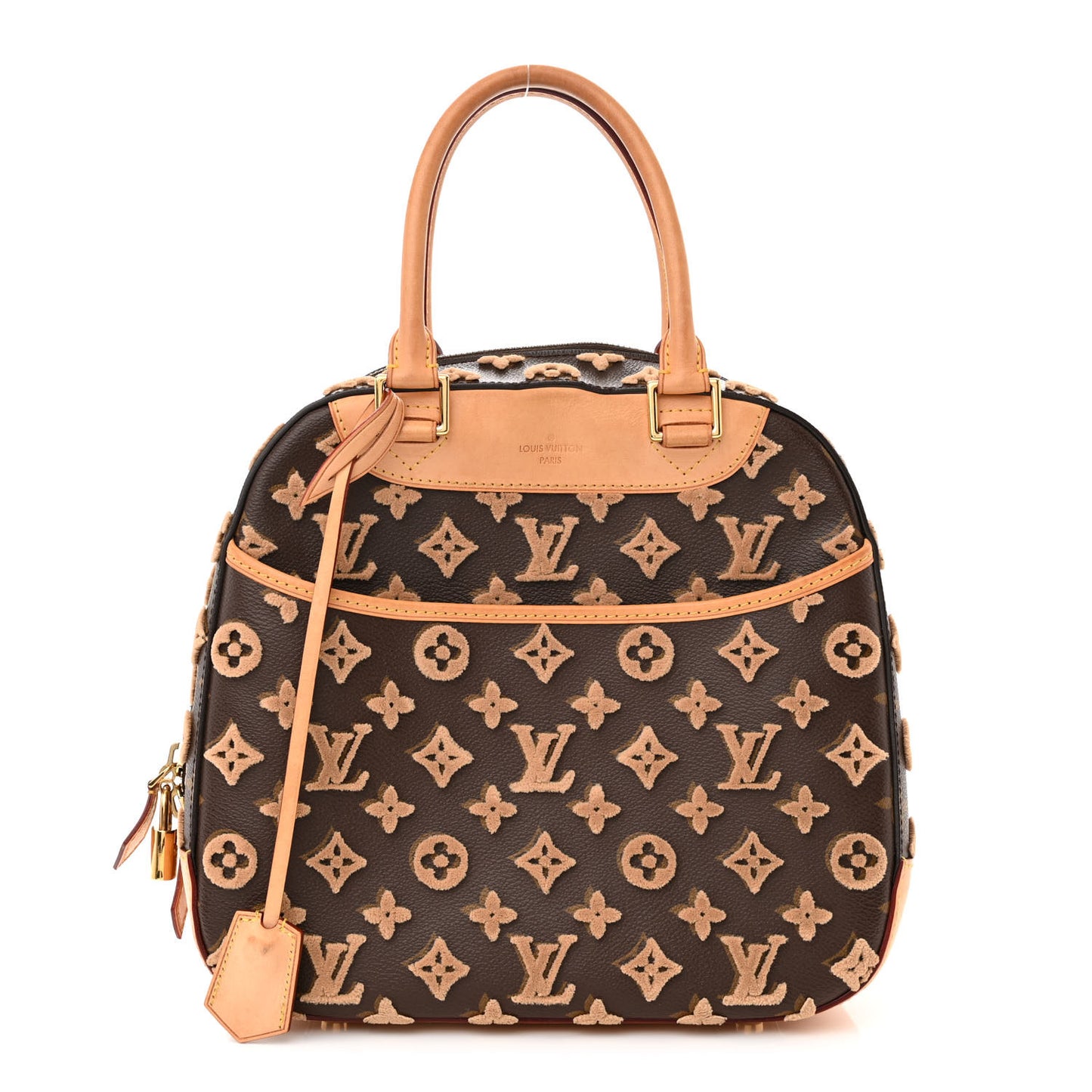 Monogram Tuffetage Deauville Cube Caramel