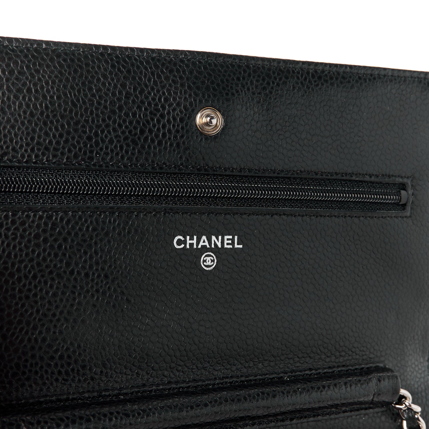 Chanel Caviar Quilted Wallet on Chain WOC Black 5 of 10