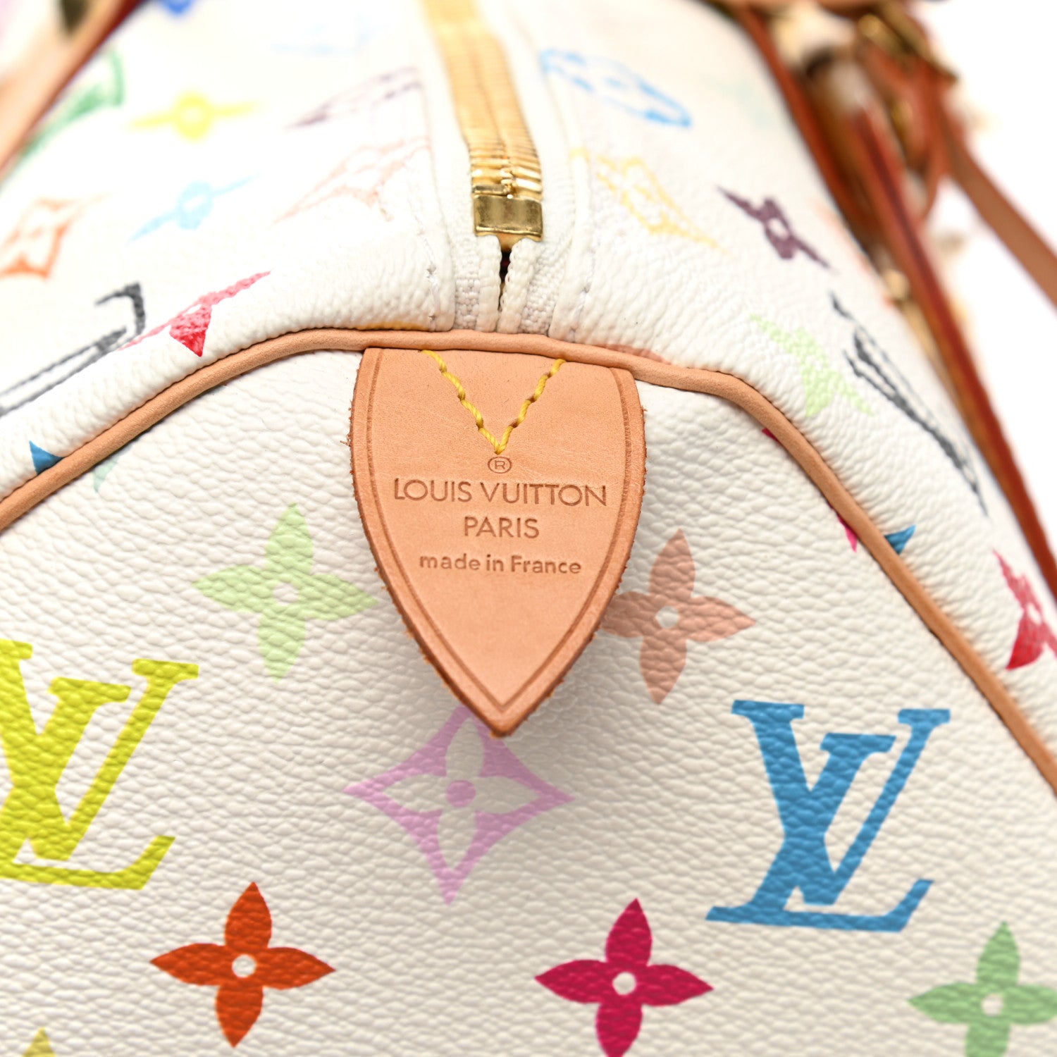 Louis Vuitton Monogram Multicolor Keepall 45 White 7 of 14