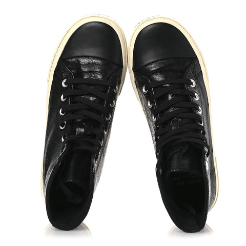 Agneau Arena Womens Paris High Top Sneakers 39 Black