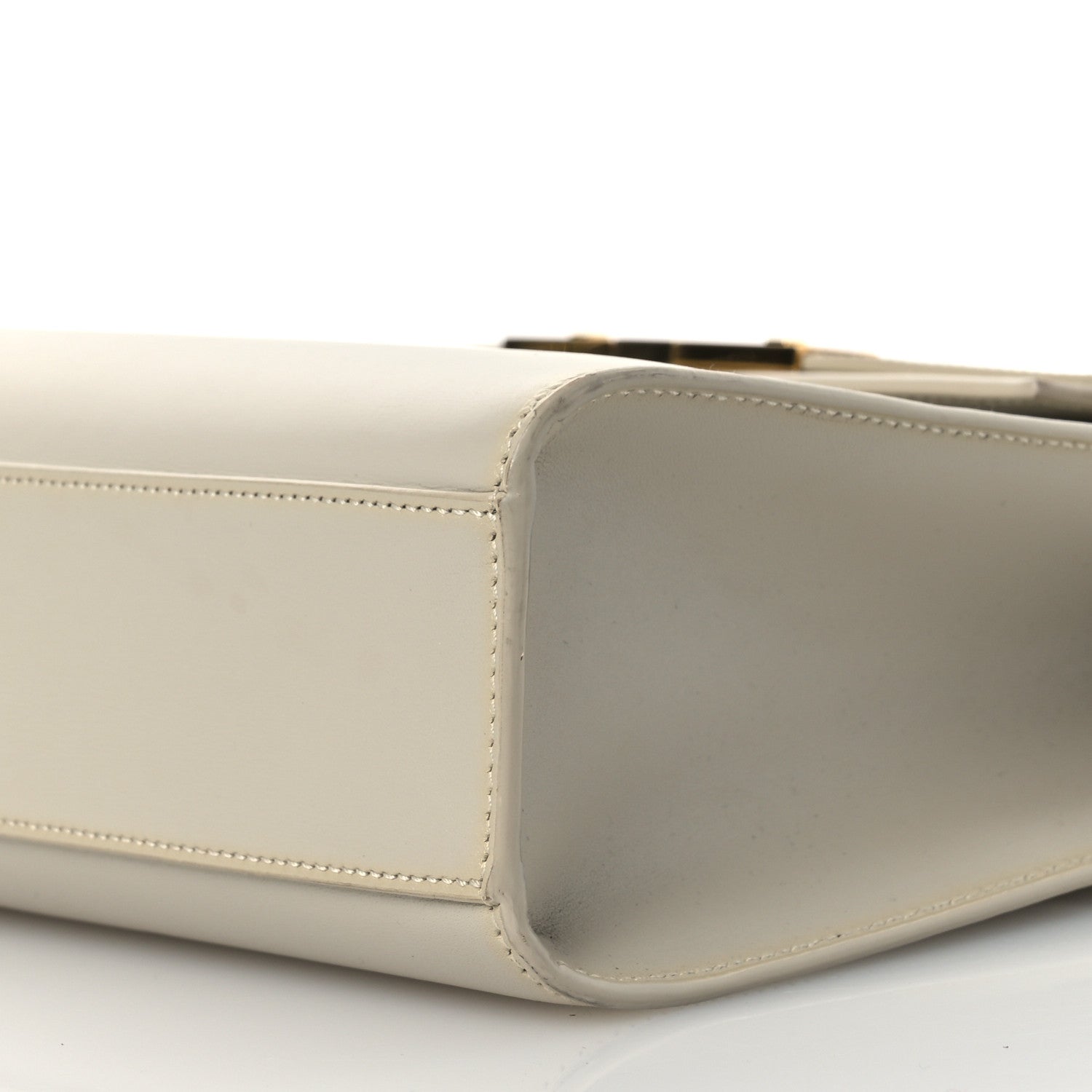 Saint Laurent Smooth Calfskin Manhattan Shoulder Bag Crema Soft 10 of 15