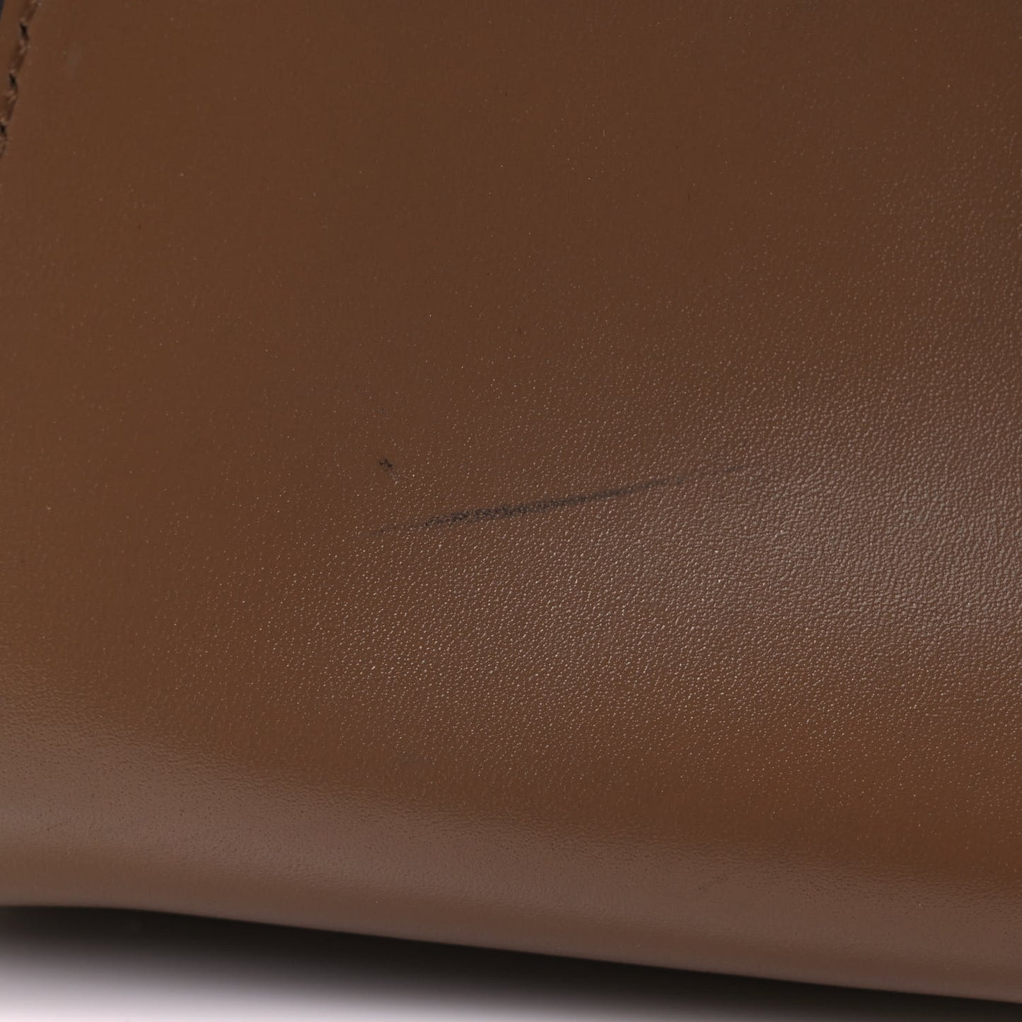 Shiny Lord Calfskin Mini Antigona Dark Beige