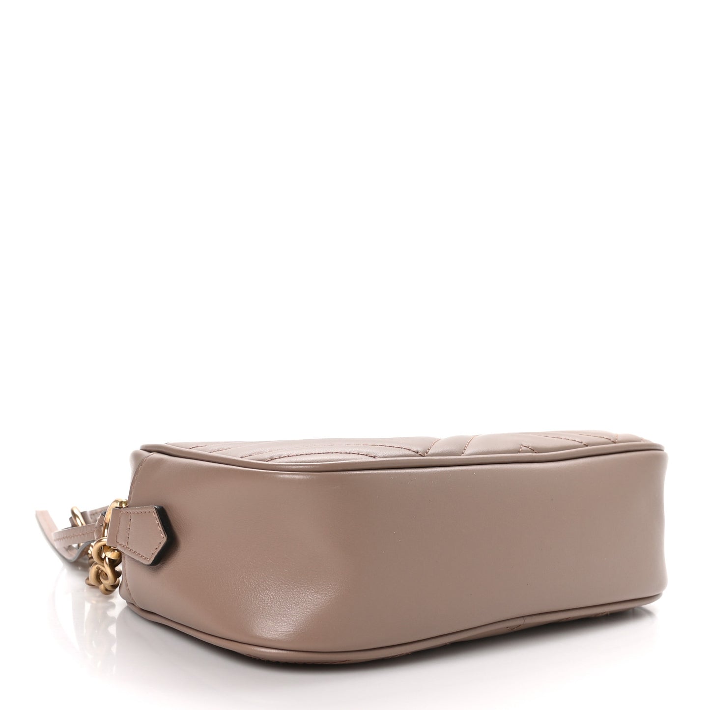 Calfskin Matelasse Small GG Marmont Chain Shoulder Bag Porcelain Rose