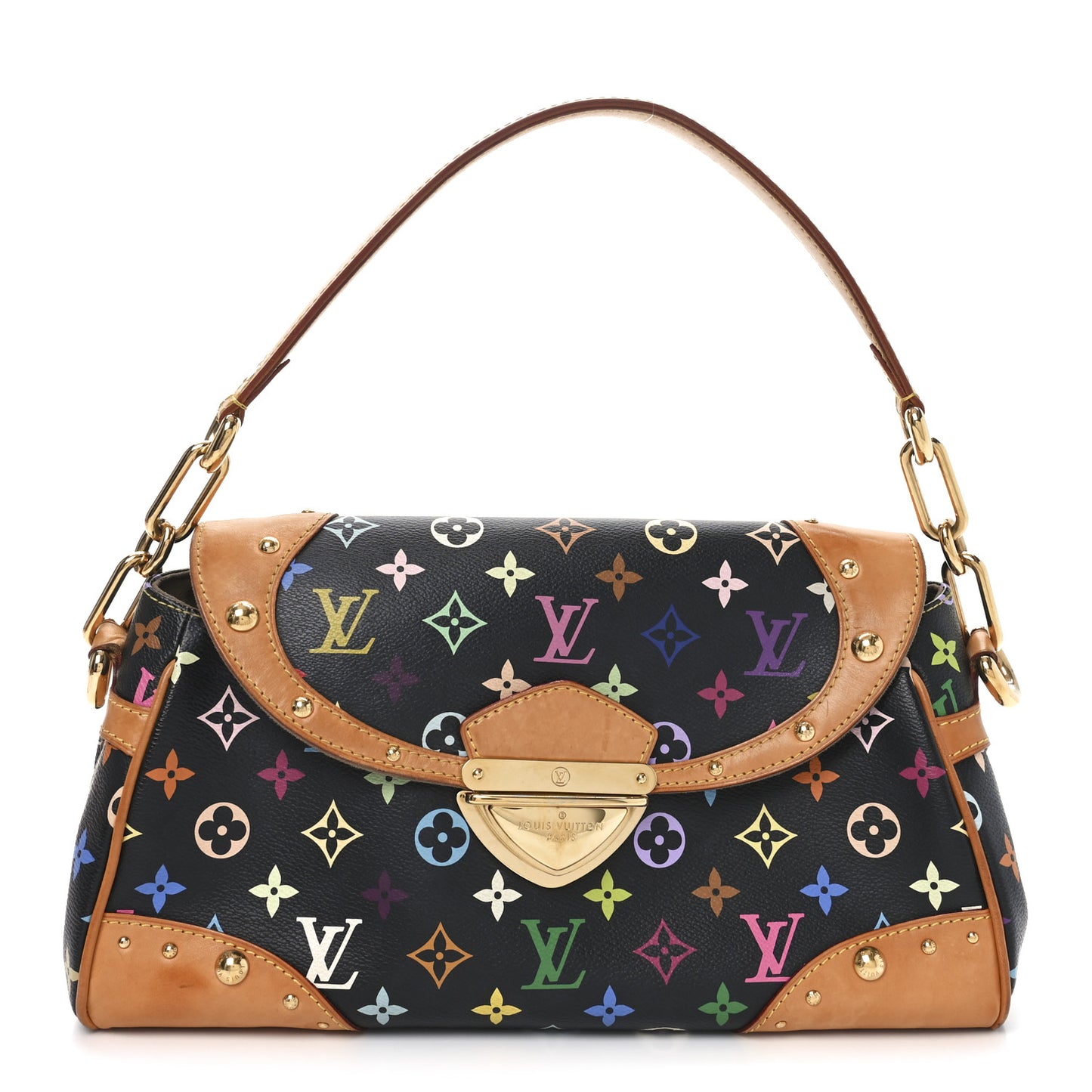Monogram Multicolor Beverly MM Black