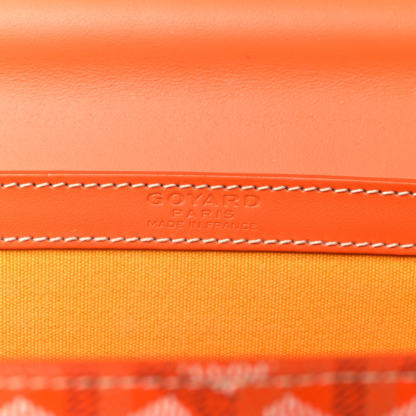 Goyardine Structure Mini Saigon Orange