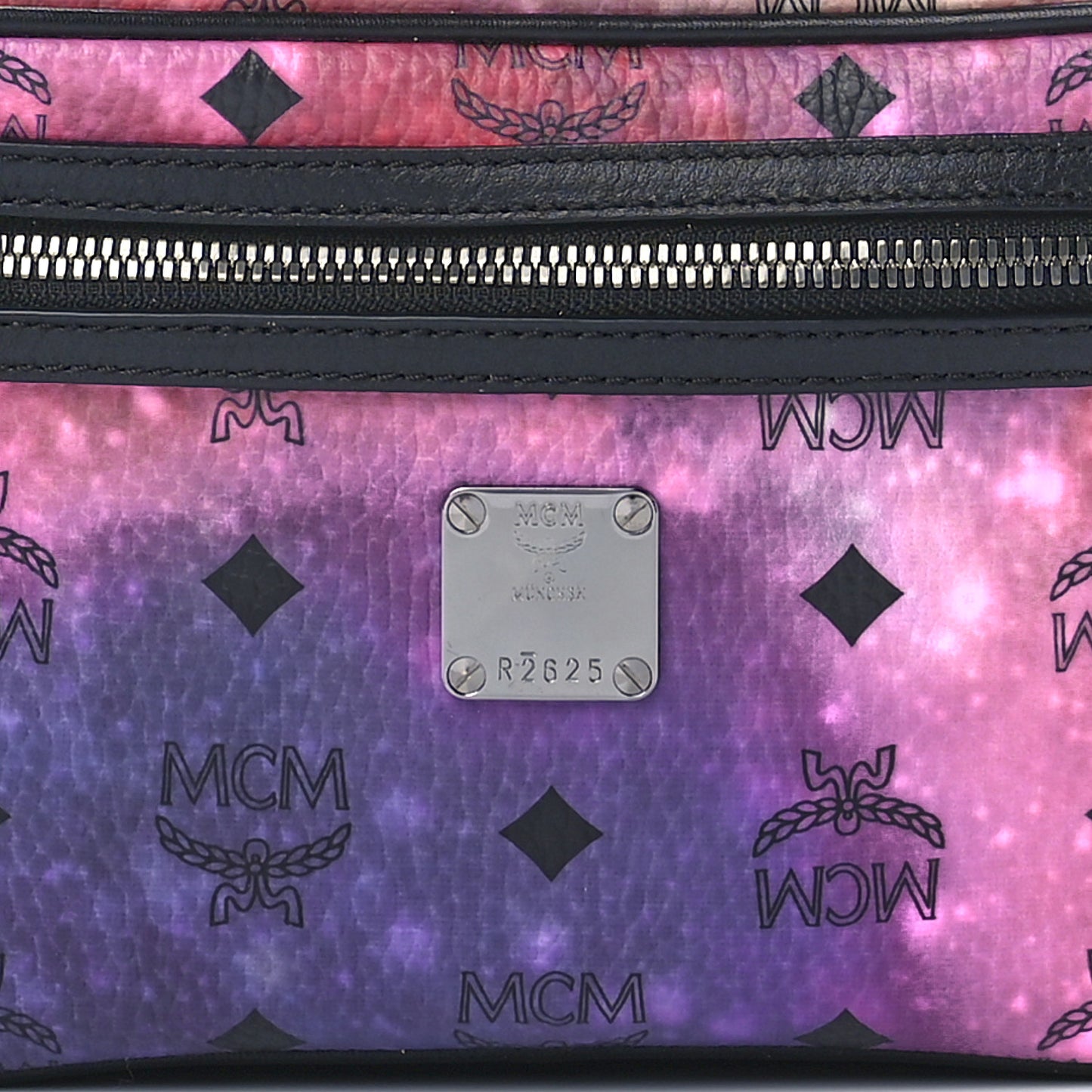 Galaxy Visetos Small Heritage Line Camera Crossbody Bag Multicolo