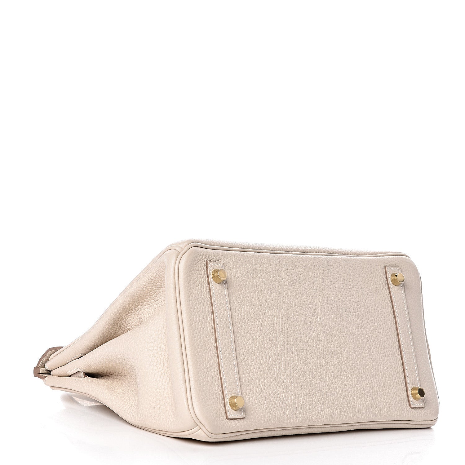 Hermes Taurillon Clemence Birkin 30 Craie 4 of 38