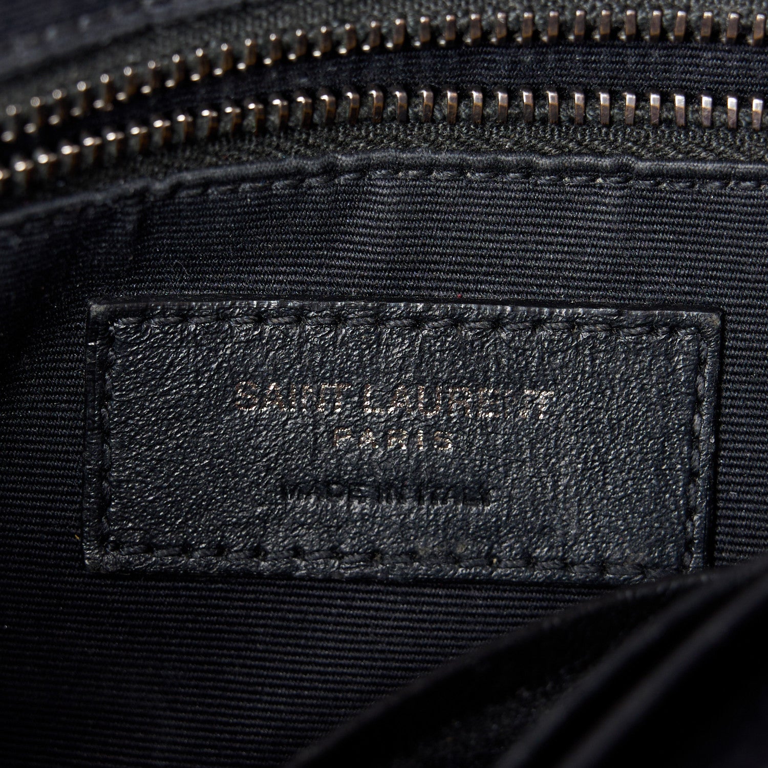 Saint Laurent Crinkled Calfskin Matelasse Monogram Niki Chain Wallet Dark Legion Red 6 of 11