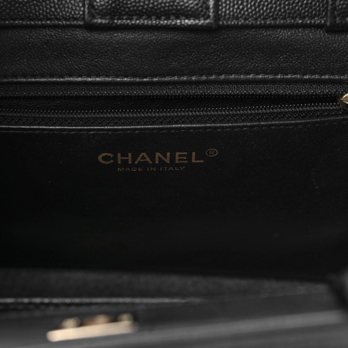 Caviar Quilted Small Business Affinity Shopping Bag Black