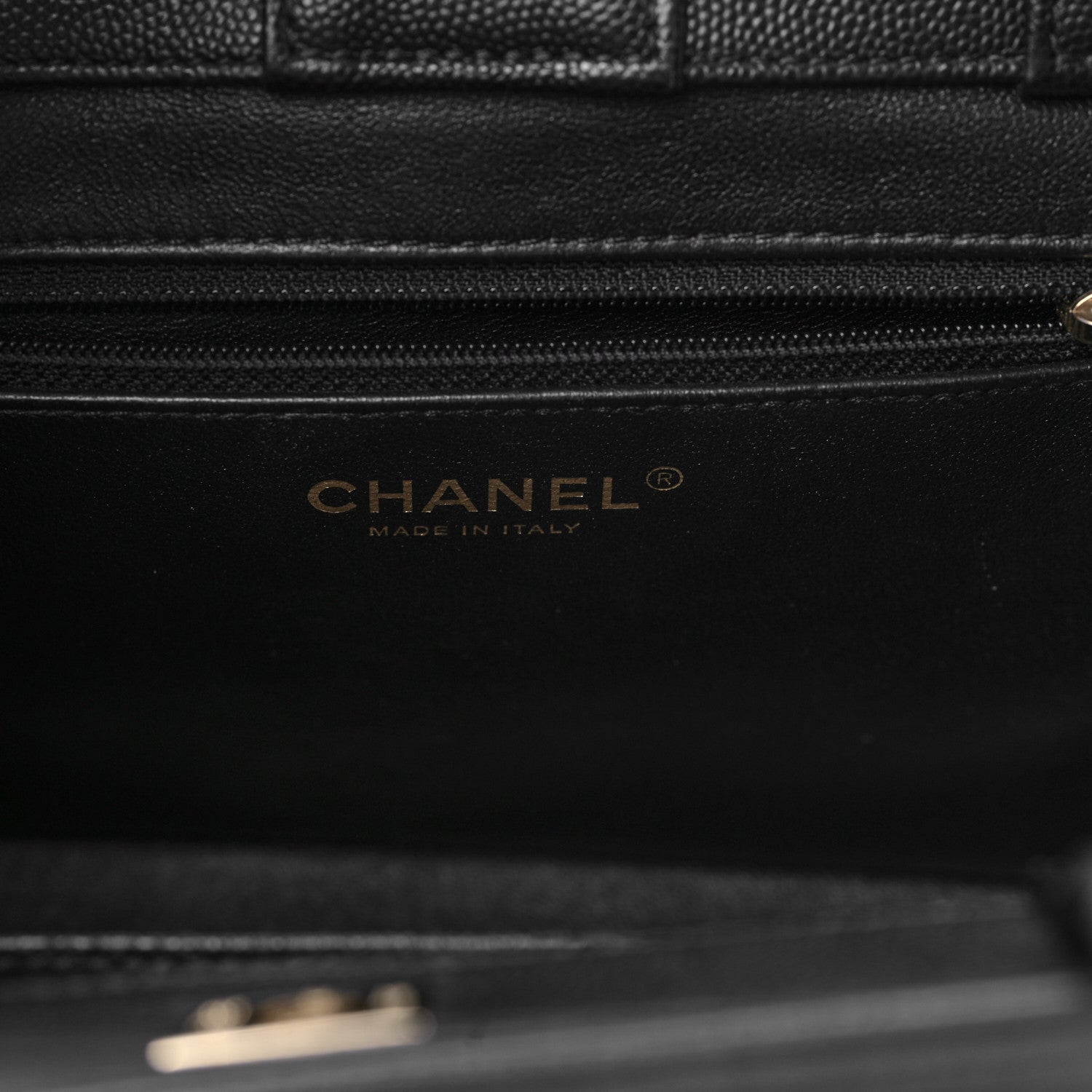 Chanel Caviar Quilted Small Business Affinity Shopping Bag Black 7 of 9