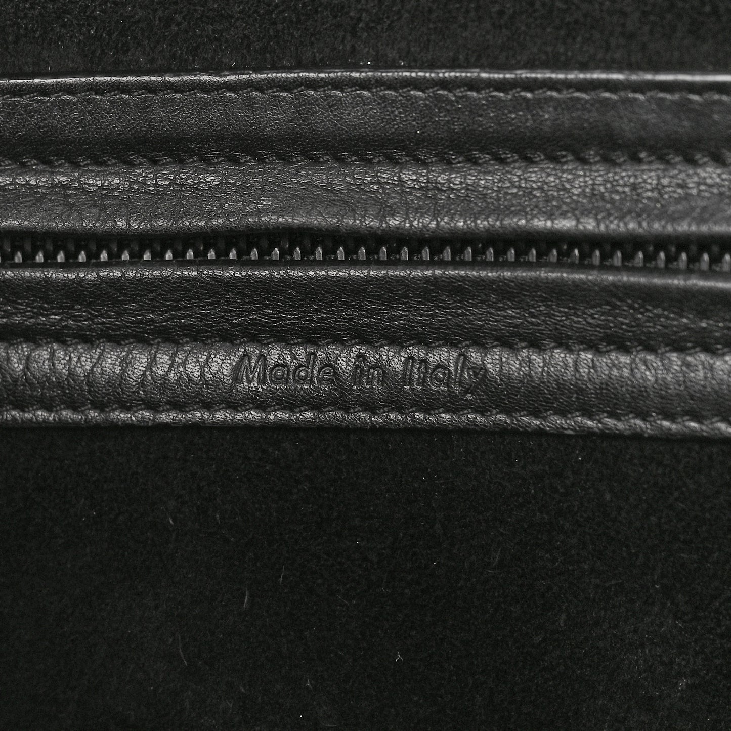 Supple Calfskin Medium Phantom Luggage Black