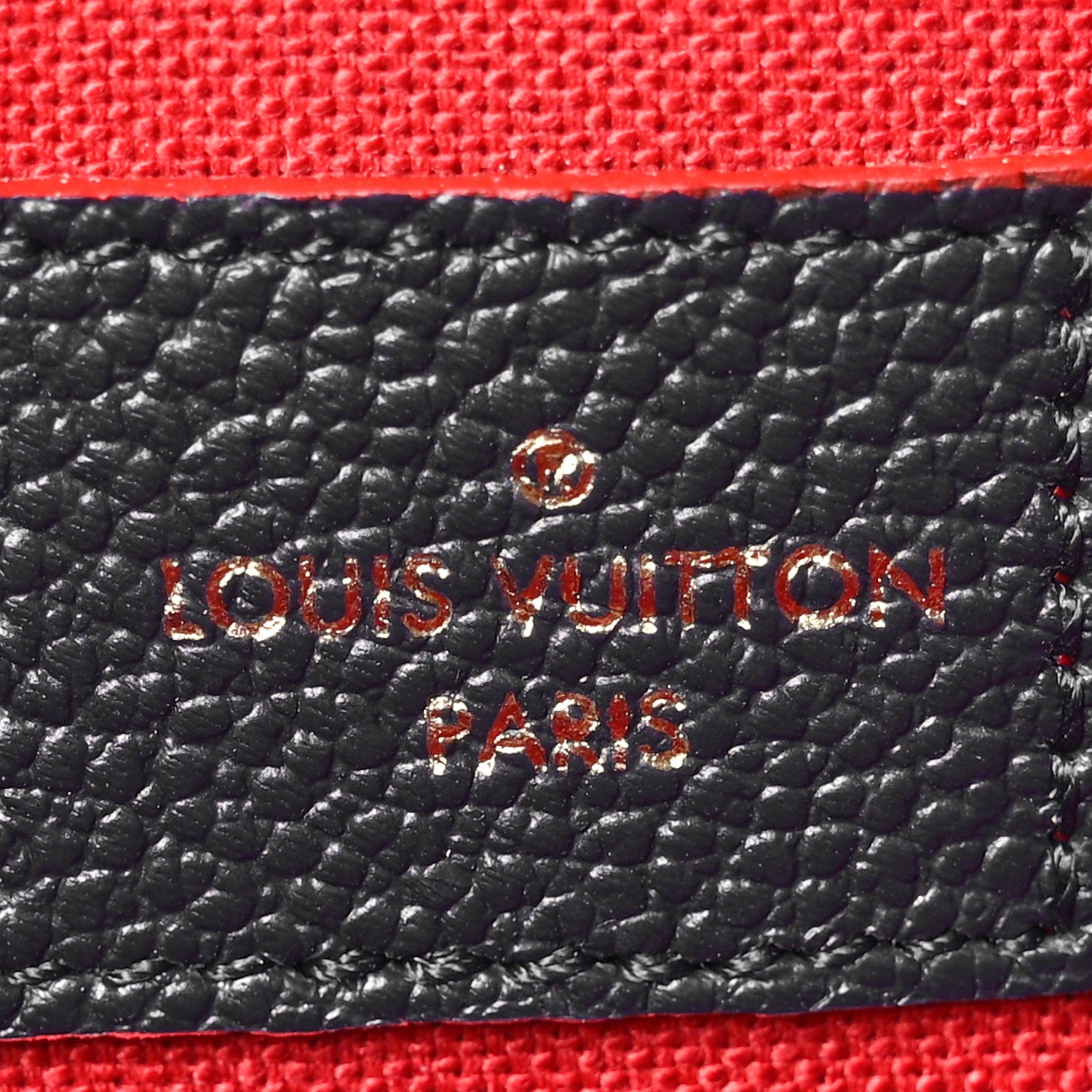 Louis Vuitton Empreinte Pochette Felicie Chain Wallet Marine Rouge 7 of 12