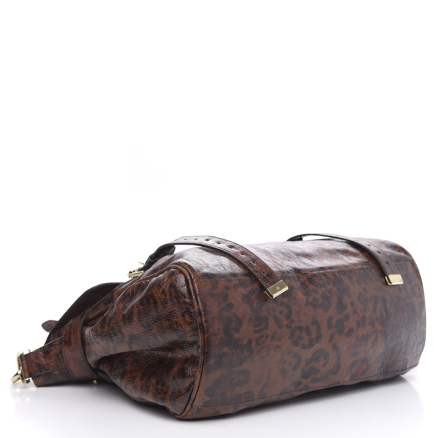 Shiny Leopard Oversized Alexa Dark Oak