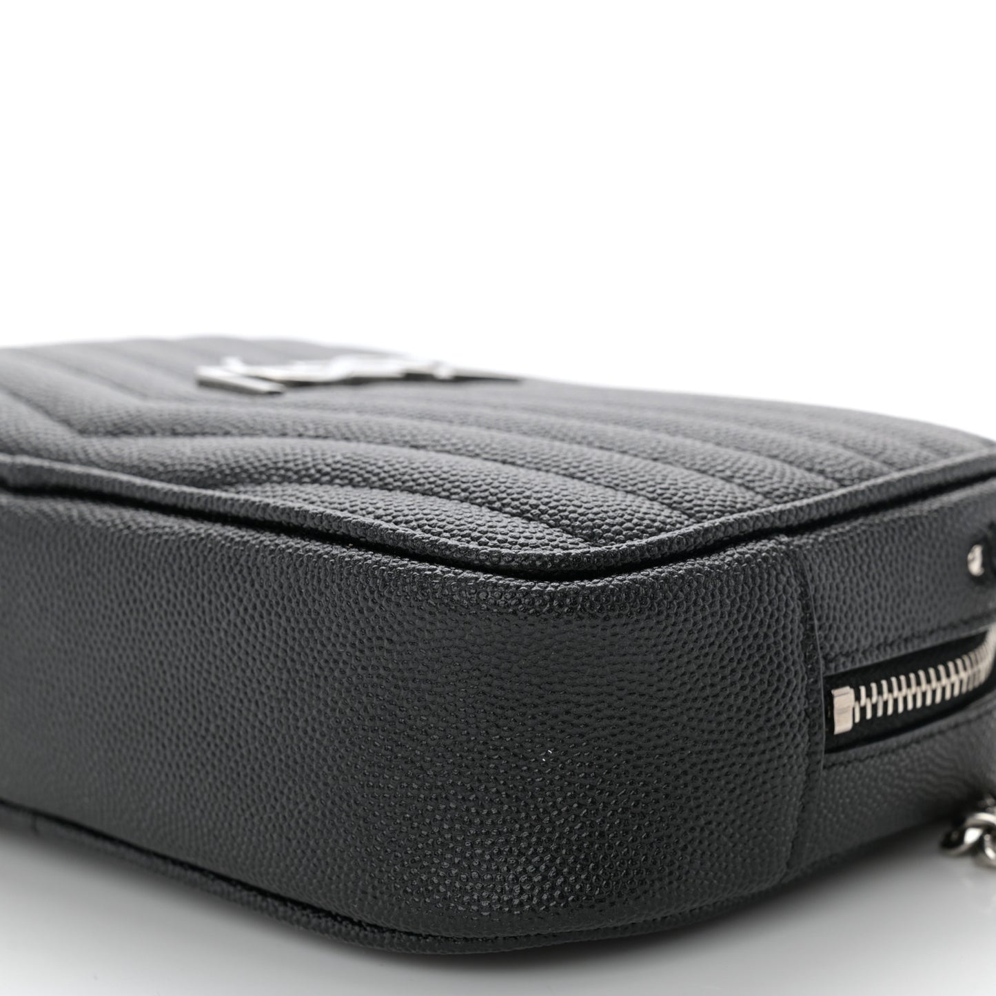 Grain De Poudre Matelasse Monogram Mini Lou Camera Bag Black