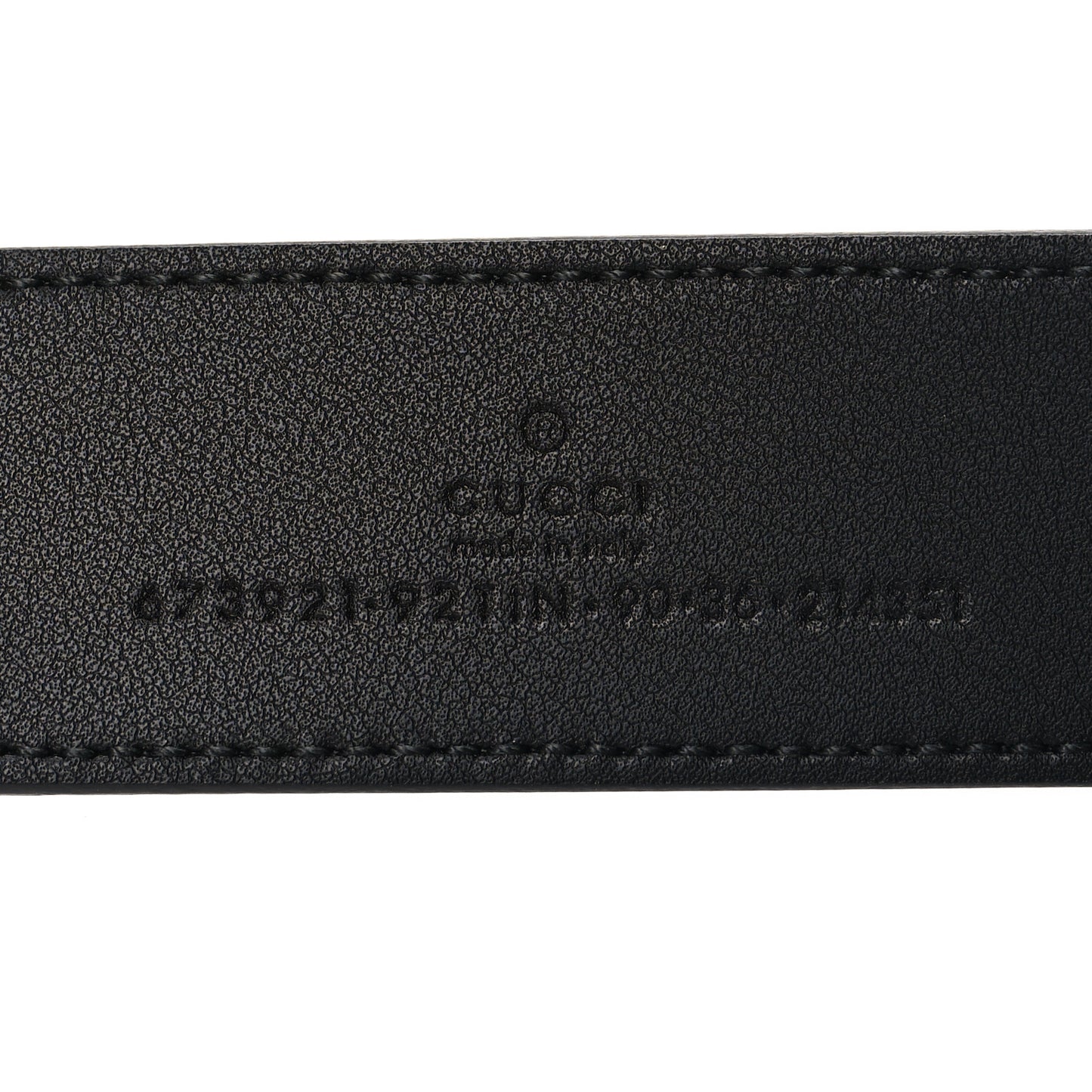 GG Supreme Monogram Plutone Calfskin 35mm Belt 90 36 Black