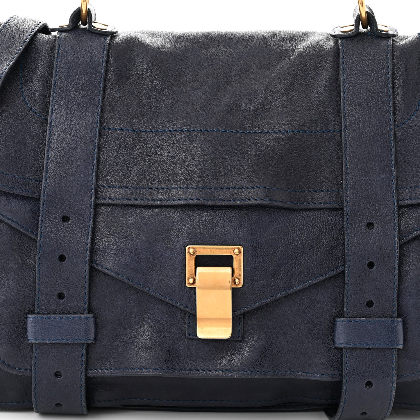 PROENZA SCHOULER Lambskin Medium PS1 Satchel Midnight
