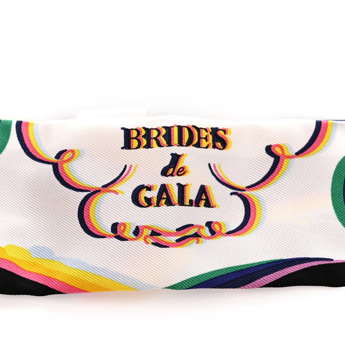 Silk Brides De Gala Shadow Twilly Black Jaune Multicolor