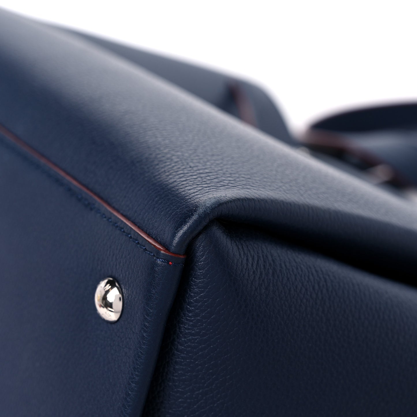 Calfskin Lockmeto Marine Rouge