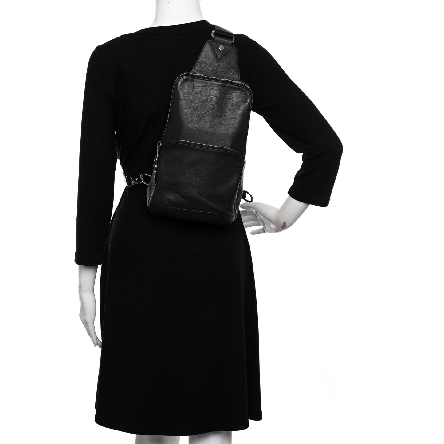 Damier Infini Avenue Sling Backpack Onyx