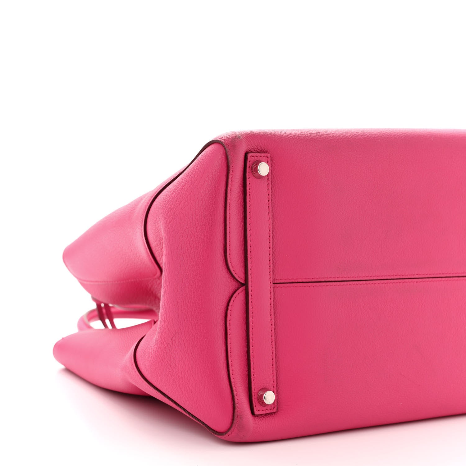 Christian Dior Supple Grained Calfskin Open Bar Tote Pink 8 of 14