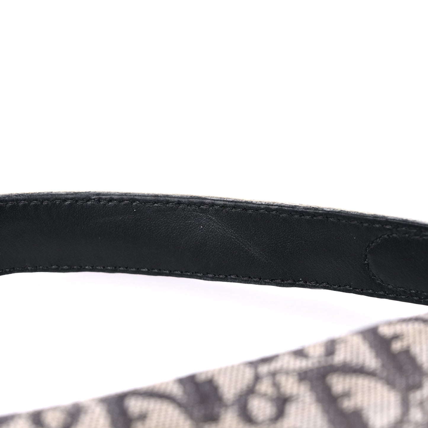 Monogram Saddle Bag Black